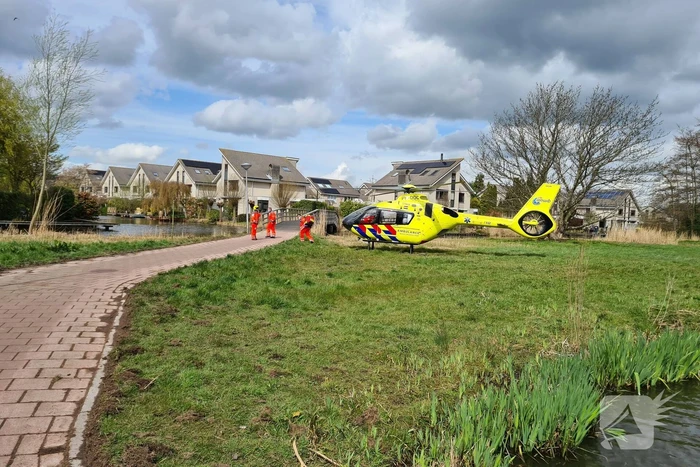 Traumahelikopter landt bij Kalmoespad voor incident