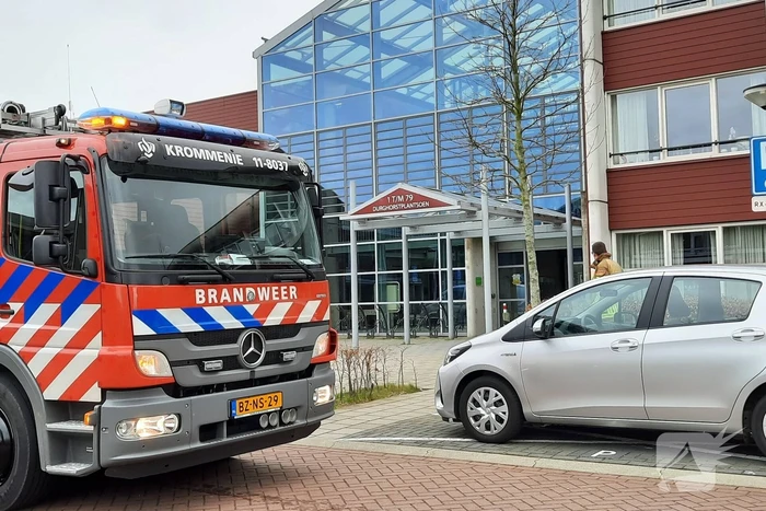 Brandweer inzet door verbrand eten