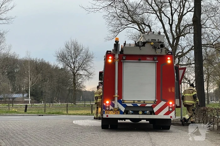 Brandweer ingezet voor oliespoor