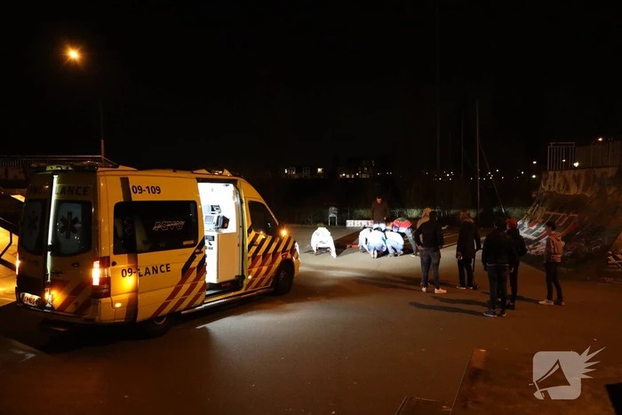 Zwaargewonde na val met step op skatebaan