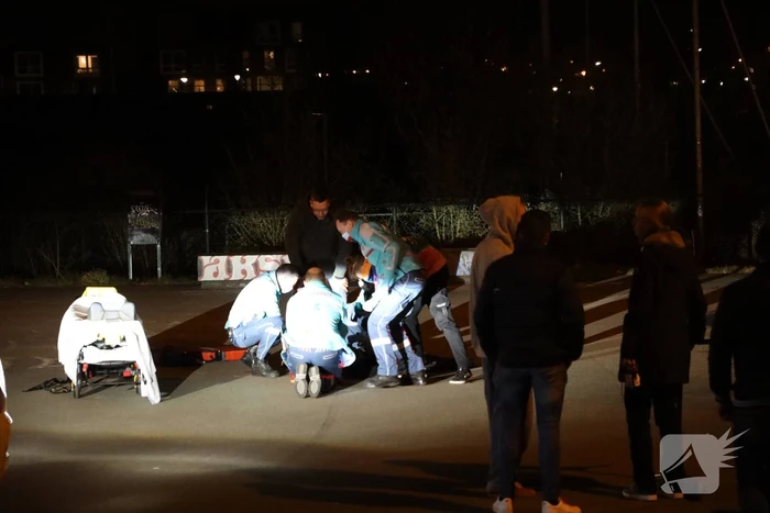 Zwaargewonde na val met step op skatebaan