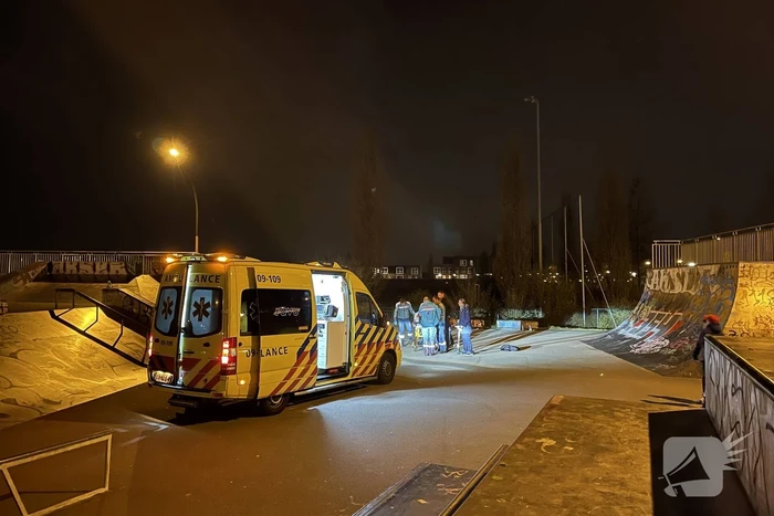 Zwaargewonde na val met step op skatebaan