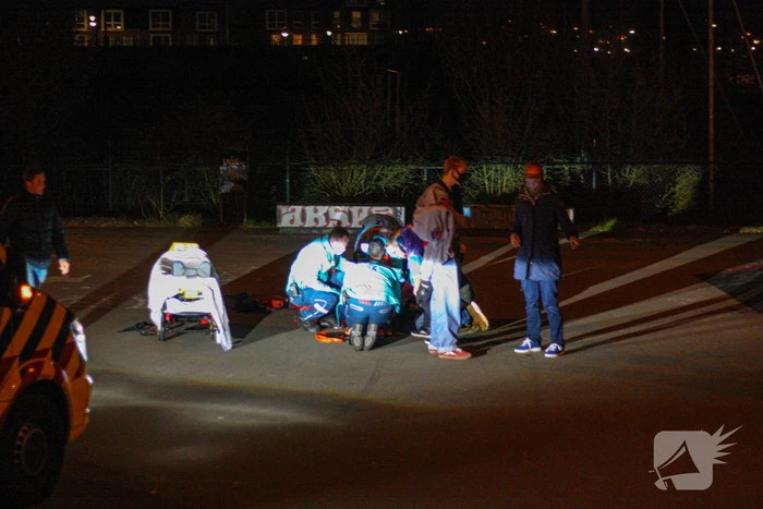 Zwaargewonde na val met step op skatebaan