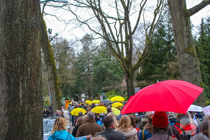 Demonstratie Kasteel Groeneveld tegen coronabeleid