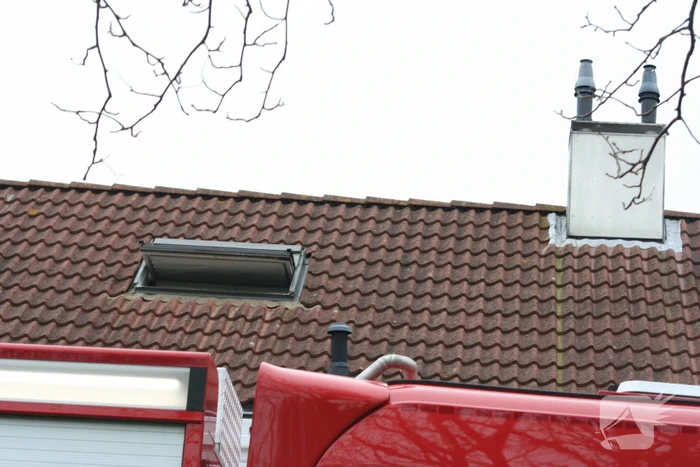 Veel rook bij brand in woning