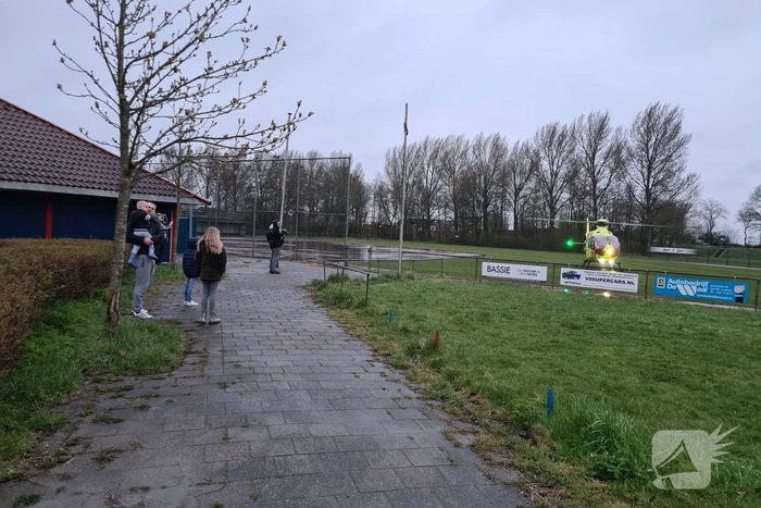 Traumahelikopter voor incident in woning