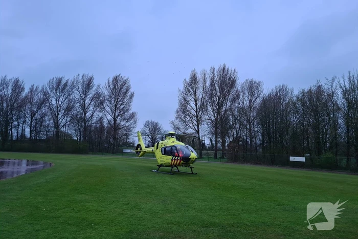 Traumahelikopter voor incident in woning