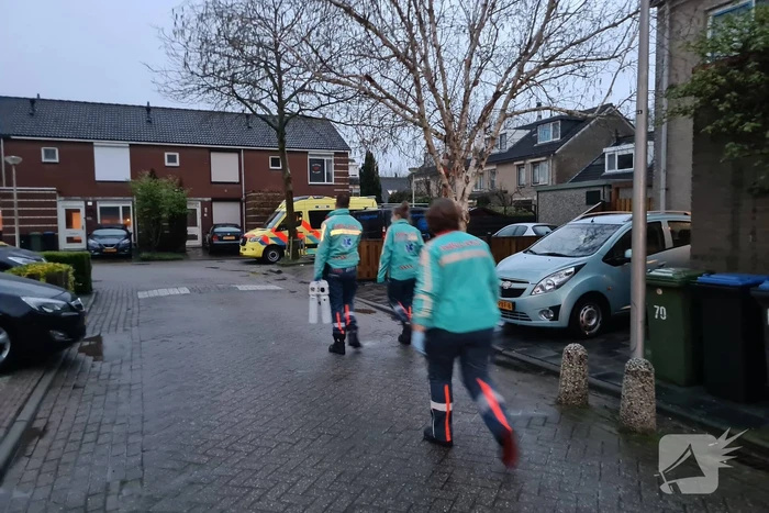 Traumahelikopter voor incident in woning