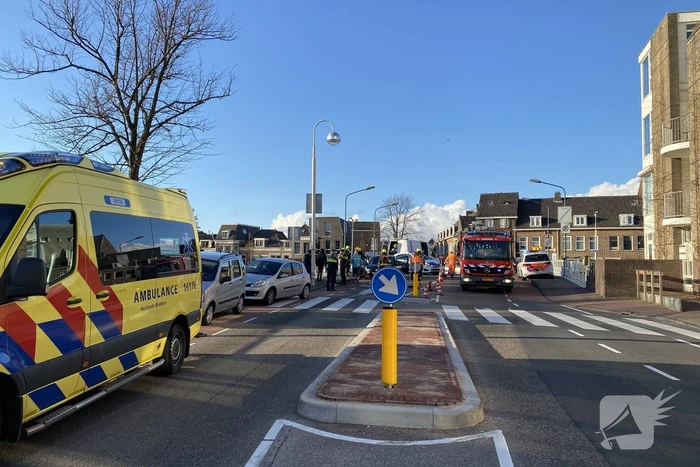 Verkeersongeval tussen meerdere voertuigen