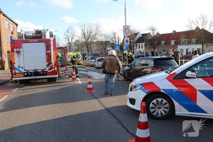Verkeersongeval tussen meerdere voertuigen