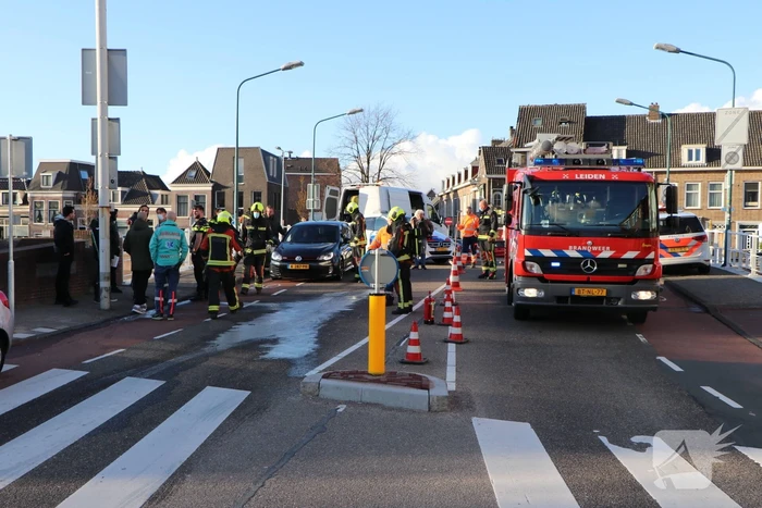 Verkeersongeval tussen meerdere voertuigen