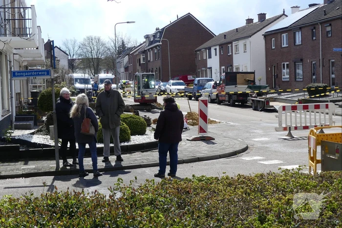 Straat afgezet na gaslekkage