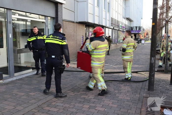 Brand in appartement Winkelcentrum Citymall