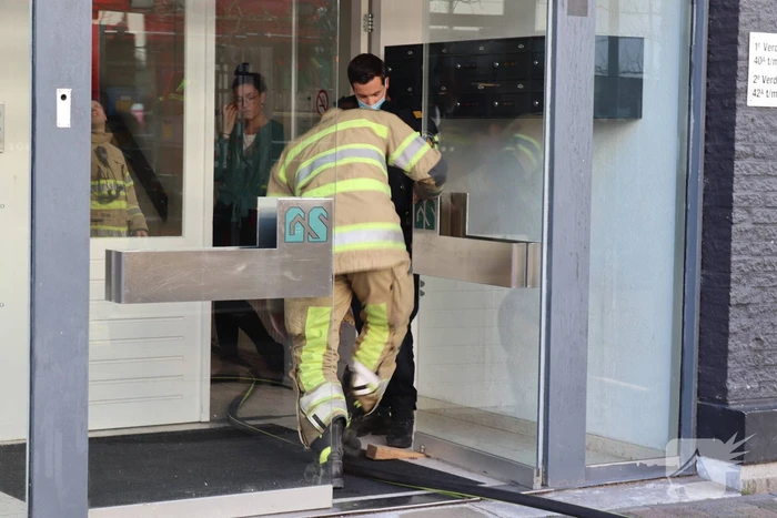 Brand in appartement Winkelcentrum Citymall