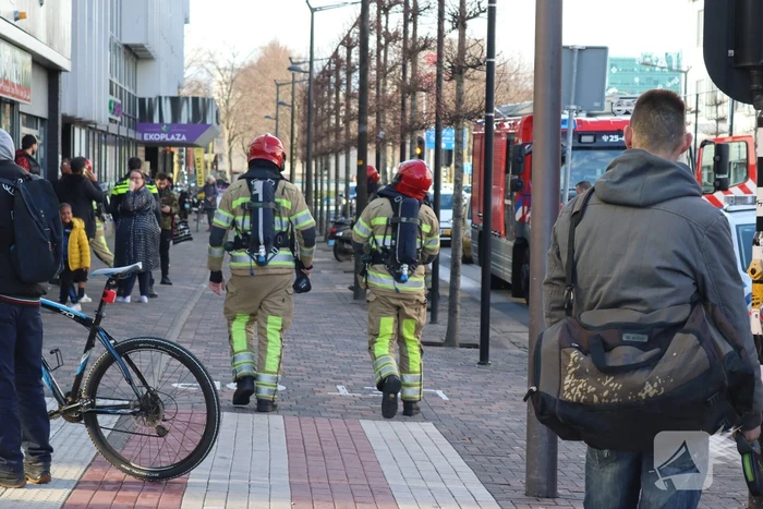 Brand in appartement Winkelcentrum Citymall