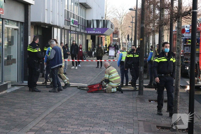 Brand in appartement Winkelcentrum Citymall