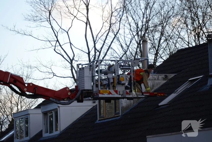 Traumahelikopter voor incident in woning