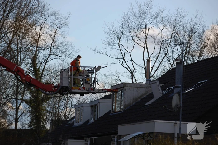Traumahelikopter voor incident in woning