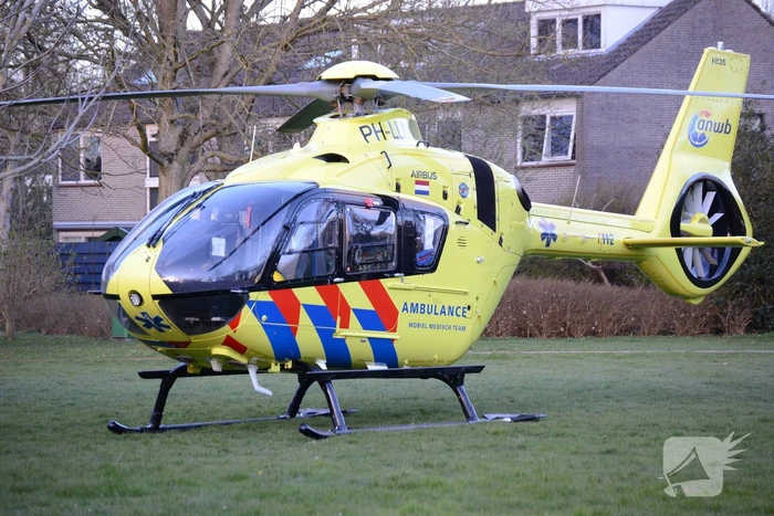 Traumahelikopter voor incident in woning