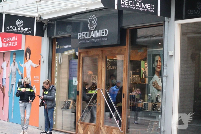 Overval op juwelier Reclaimed in Winkelcentrum Citymall