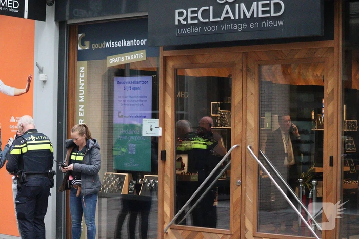 Overval op juwelier Reclaimed in Winkelcentrum Citymall