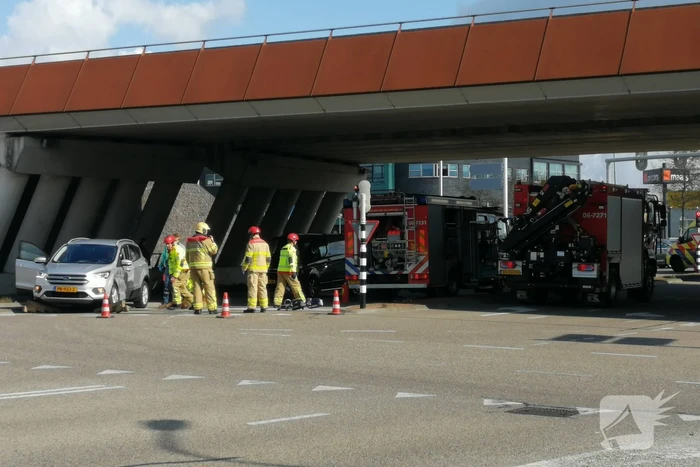 Twee auto's betrokken bij ongeluk op kruising