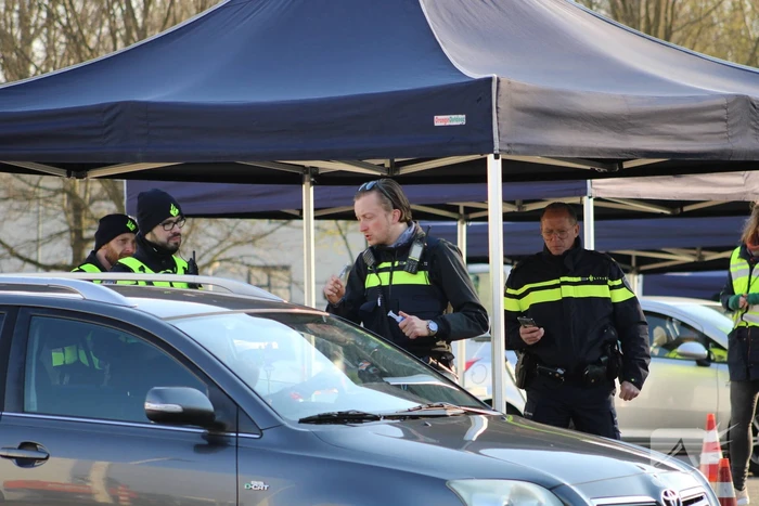 Grote verkeerscontrole door politie
