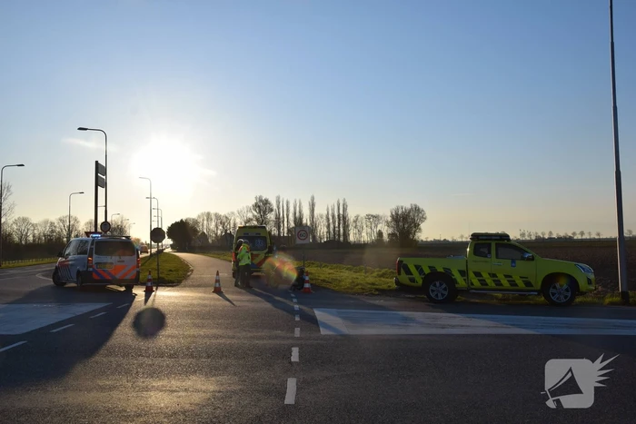Scooterrijder gewond bij eenzijdig ongeval