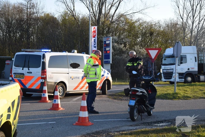 Scooterrijder gewond bij eenzijdig ongeval