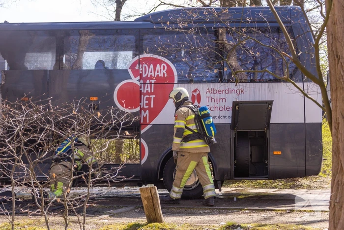 Toeringcar zwaar beschadigd door brand