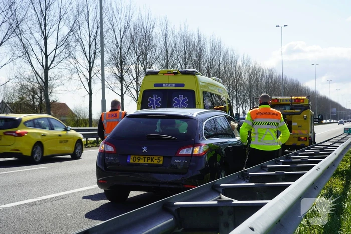 Bestuurder gecontroleerd na kop-staart ongeluk