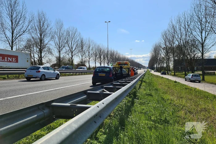 Bestuurder gecontroleerd na kop-staart ongeluk