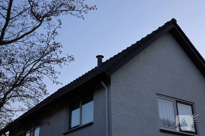Brandweer en dierenambulance doen poging om vastzittende vogel te bevrijden