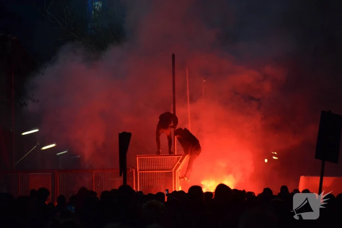Honderden fans op straat na promotie SC Cambuur