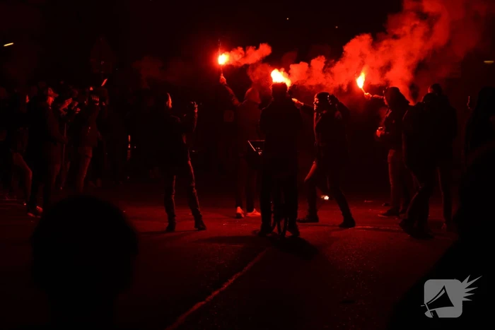 Honderden fans op straat na promotie SC Cambuur