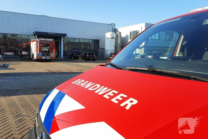 Brand in afzuigunit bedrijfspand
