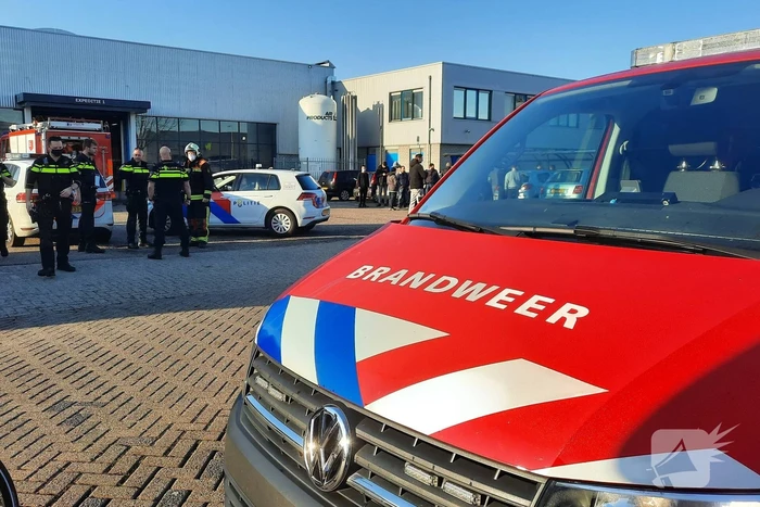 Brand in afzuigunit bedrijfspand