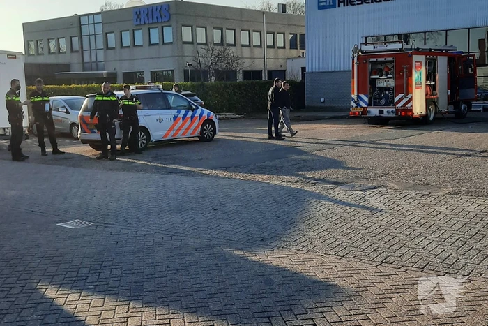 Brand in afzuigunit bedrijfspand