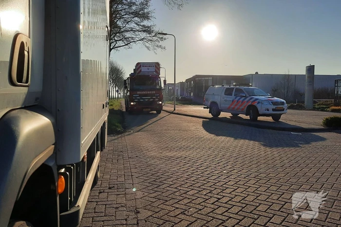 Brand in afzuigunit bedrijfspand