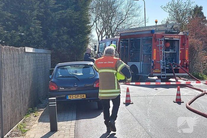 Groot gaslek veroorzaakt penetrante lucht