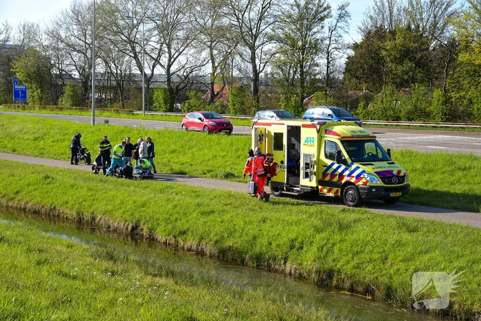 Scooterrijder zwaargewond bij eenzijdig ongeval