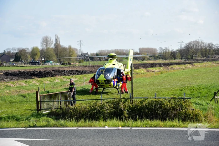 Scooterrijder zwaargewond bij eenzijdig ongeval