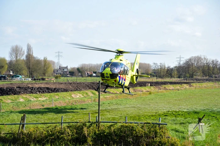 Scooterrijder zwaargewond bij eenzijdig ongeval