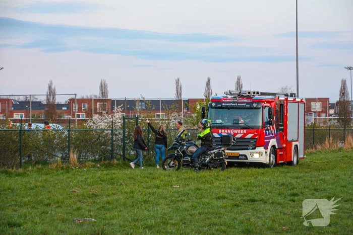 Brand op terrein voetbalvereniging