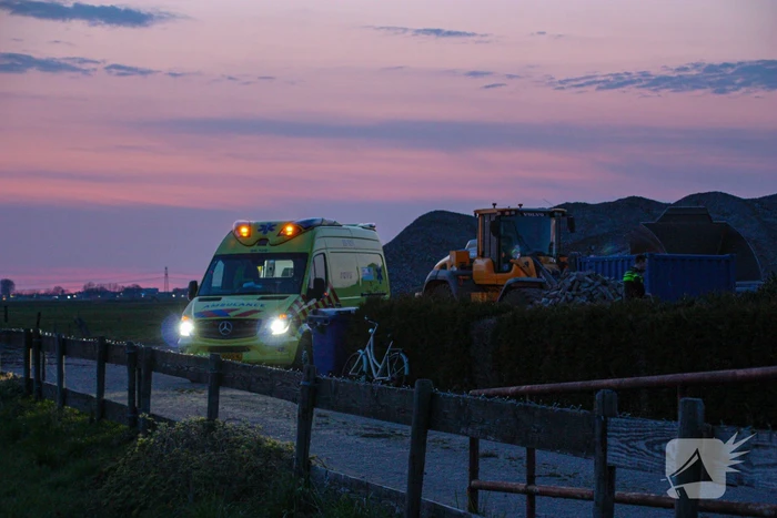 Traumahelikopter landt voor incident in woning