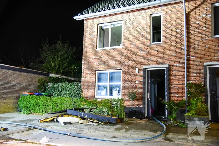 Uitslaande brand in slaapkamer