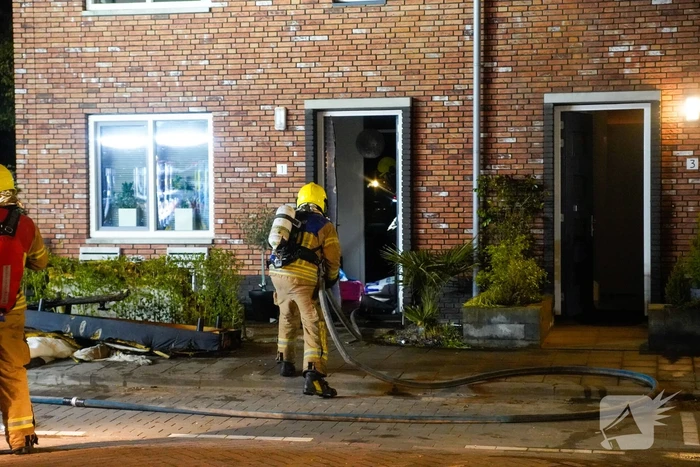 Uitslaande brand in slaapkamer
