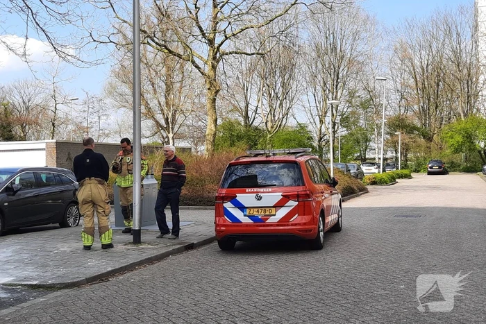 Gaslucht waargenomen in flatgebouw