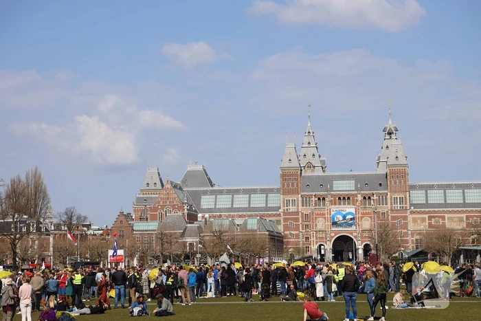 Grote drukte bij demonstratie
