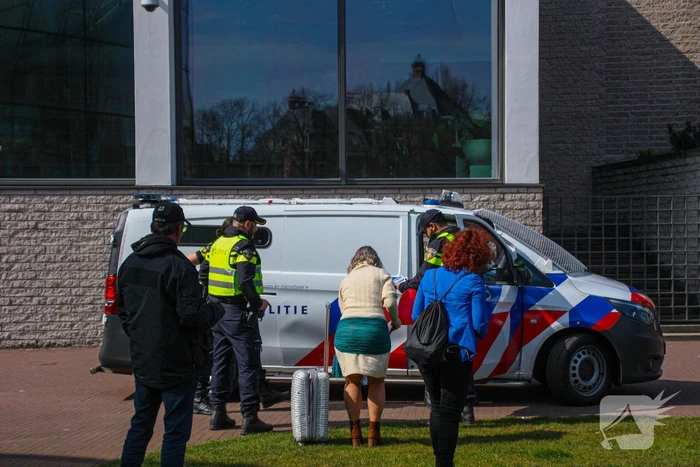 Grote drukte bij demonstratie